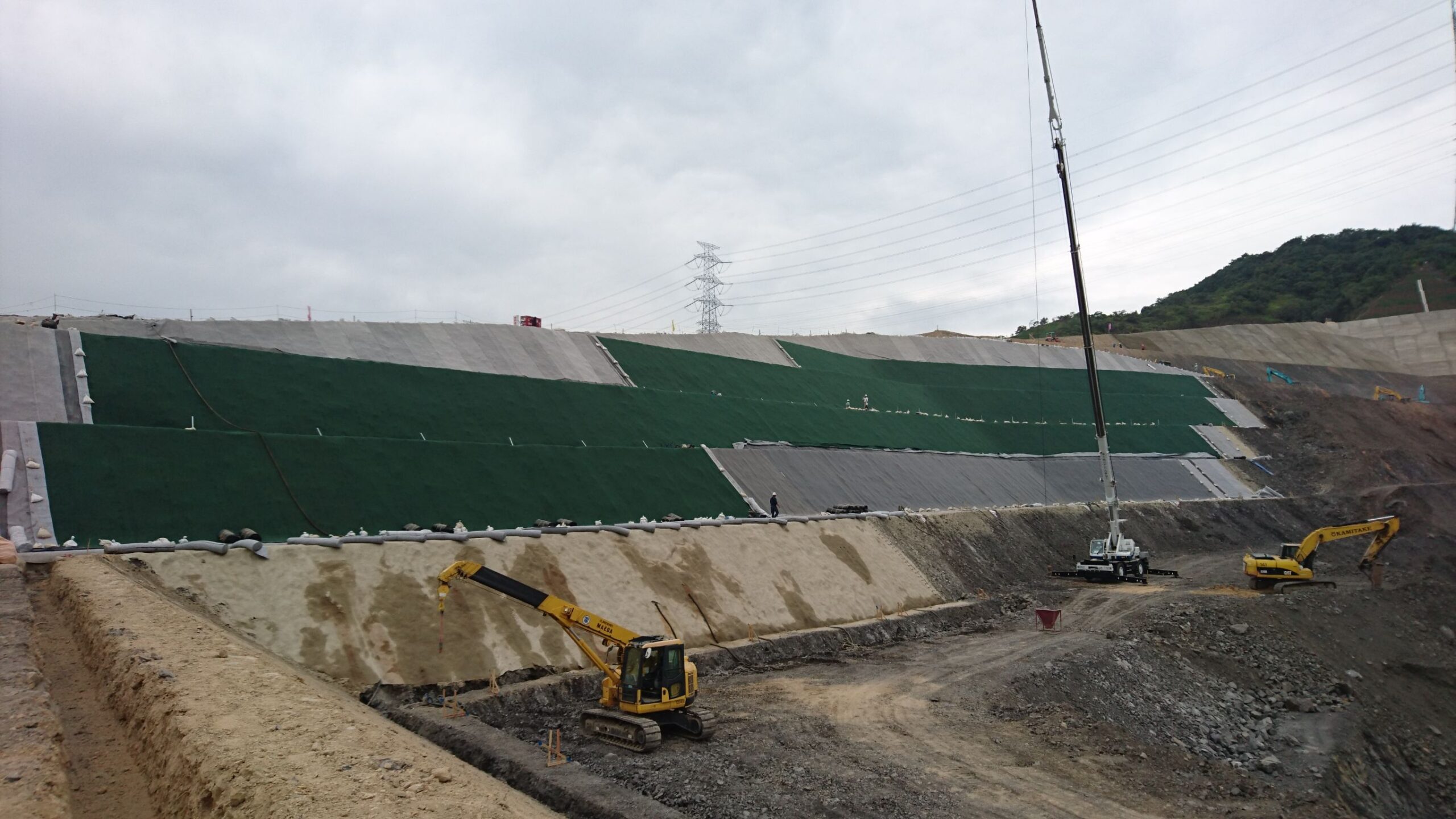 産廃処分場遮水工事