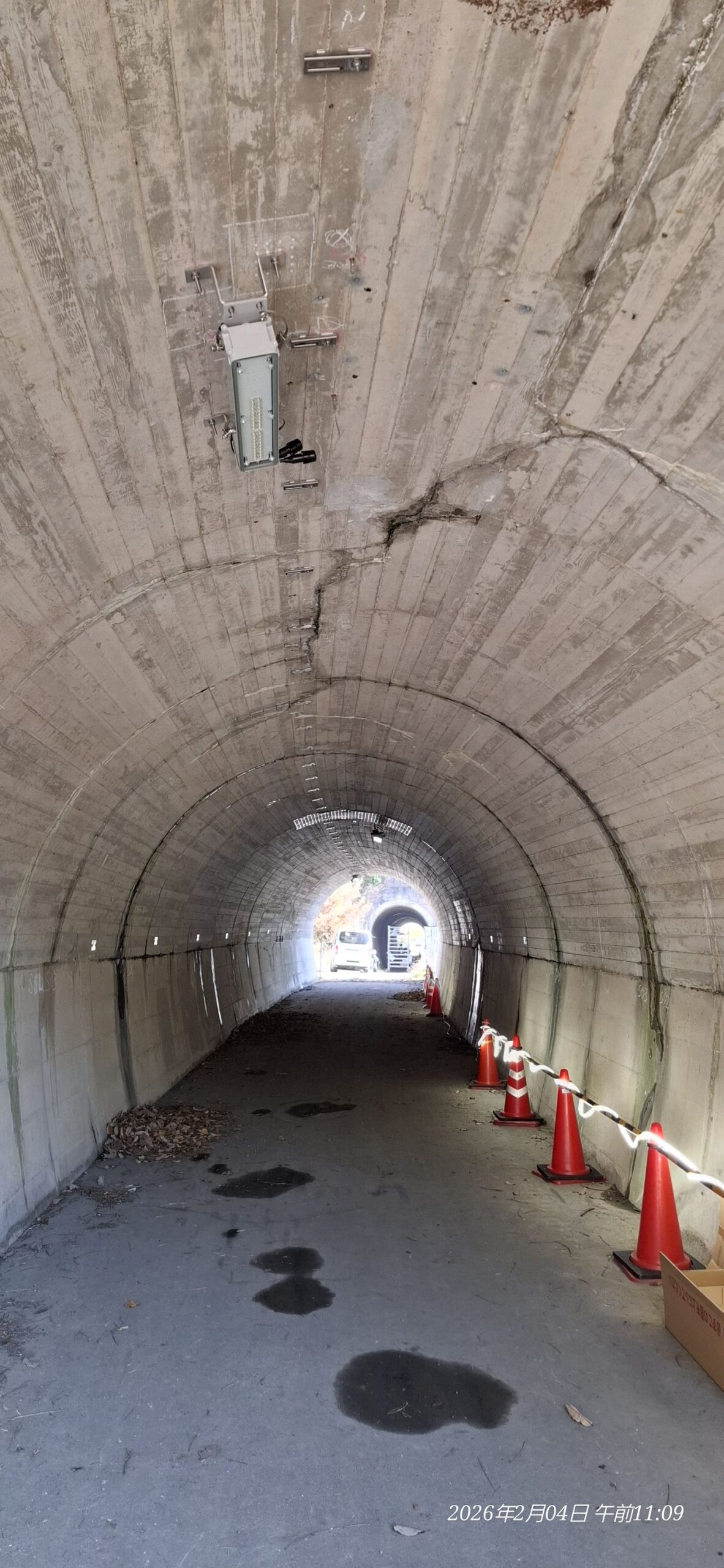 公庄トンネル 照明設備工事