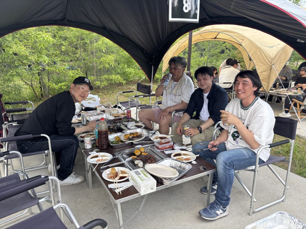 鶴見緑地公園バーベキューの写真